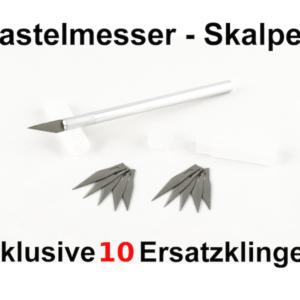 Skalpell +5 Ersatzklingen! Bastelmesser Flexfolie Flockfolie Cutter Car Wrapping