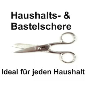 12,7cm 5 Haushaltsschere Edelstahl Bastelschere Küchenschere Stoffschere Bild 1