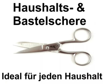 12,7cm -5“ Haushaltsschere Edelstahl Bastelschere Küchenschere Stoffschere