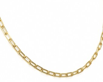 Ava Gem Halsband | Gemkedja i 14K guld | Gemkedja i massivt guld | Gemhalsband | Present till henne