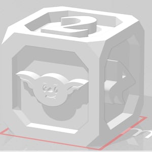 Voller RPG-Set von (7) Würfel Goblin Würfel - 3D STL Modell-Dateien