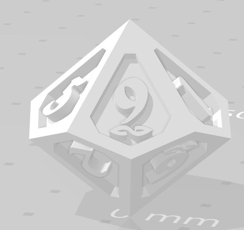 Full RPG Set of 7 Dice Goblin Dice 3D STL Model Files Etsy Sweden