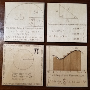 Math Concepts Coasters