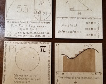 Math Concepts Coasters