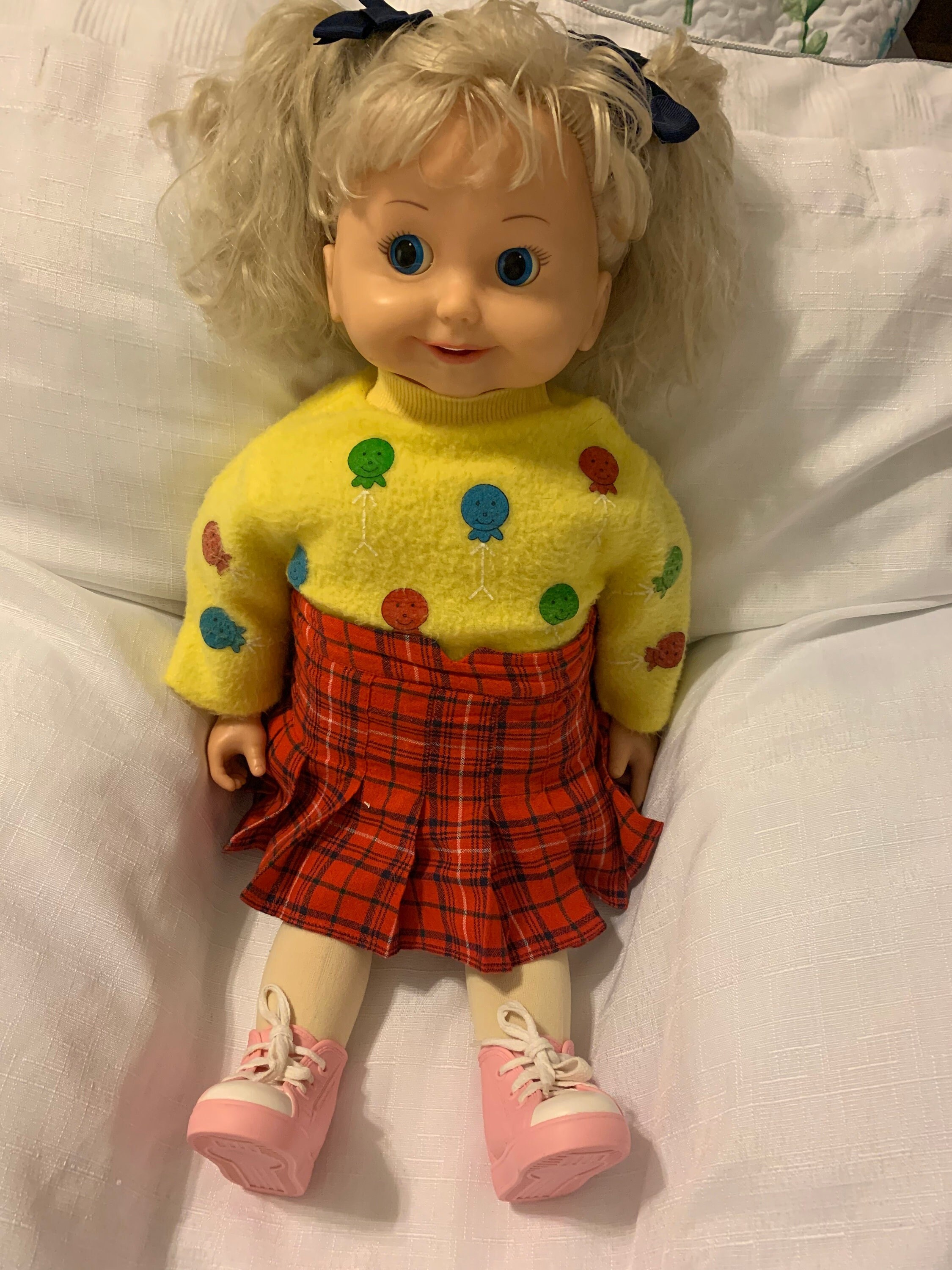 Vintage Cricket Doll 1986 Cassette Player 3 Cassettes Original