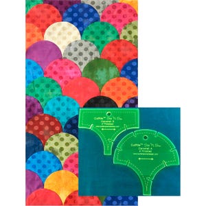 CutRite Slit &#39;N Sew Clamshell 4 Inch Finished Template Set