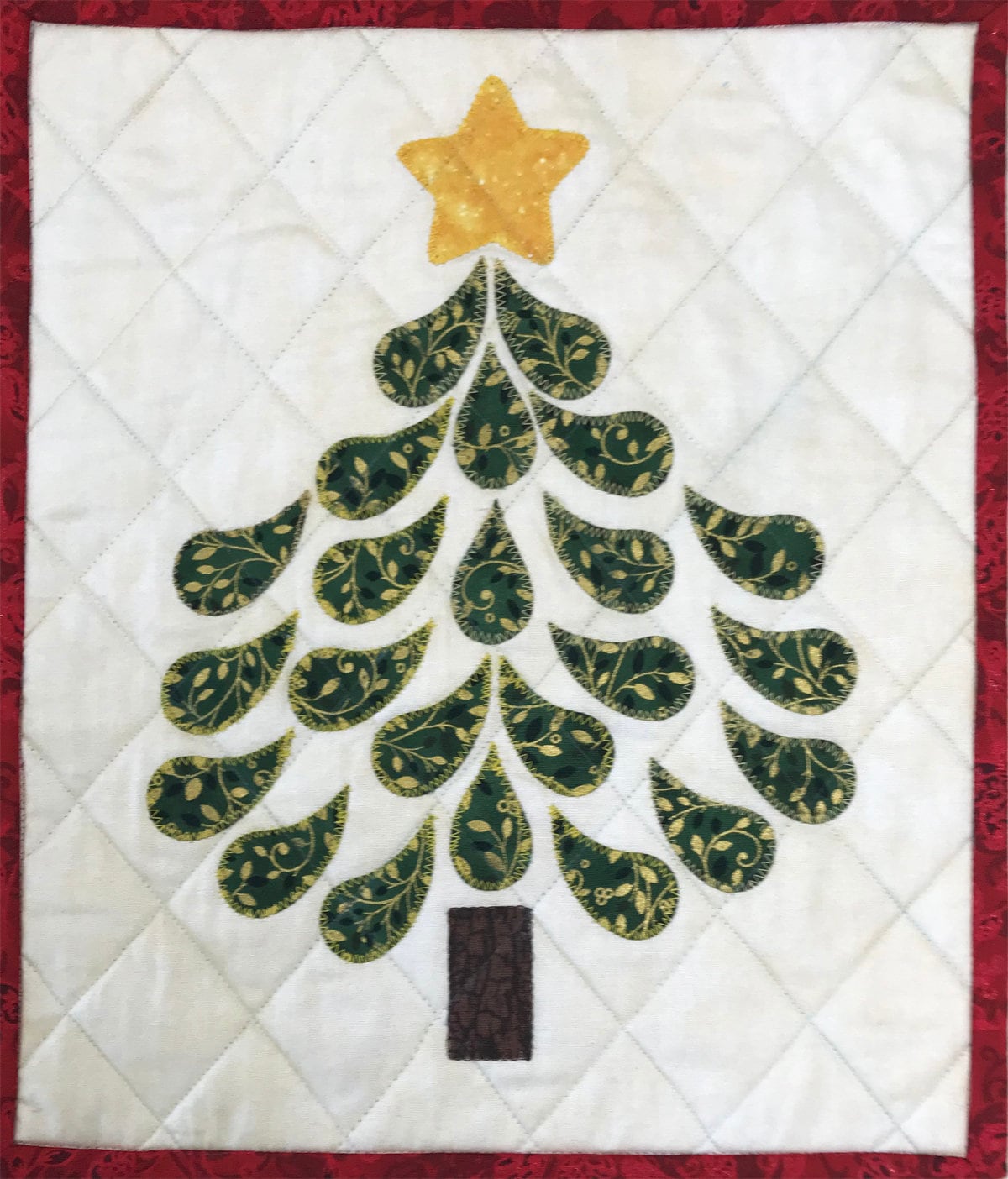 Christmas Tree Applique Kit Etsy