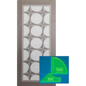 CutRite Slit &#39;N Sew Split Virginia Snowball 6 Inch Finished Template Set