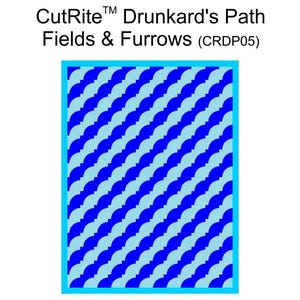 CutRite Slit 'N Sew Drunkard's Path Fields & Furrows Quilt Pattern (CRDP05)