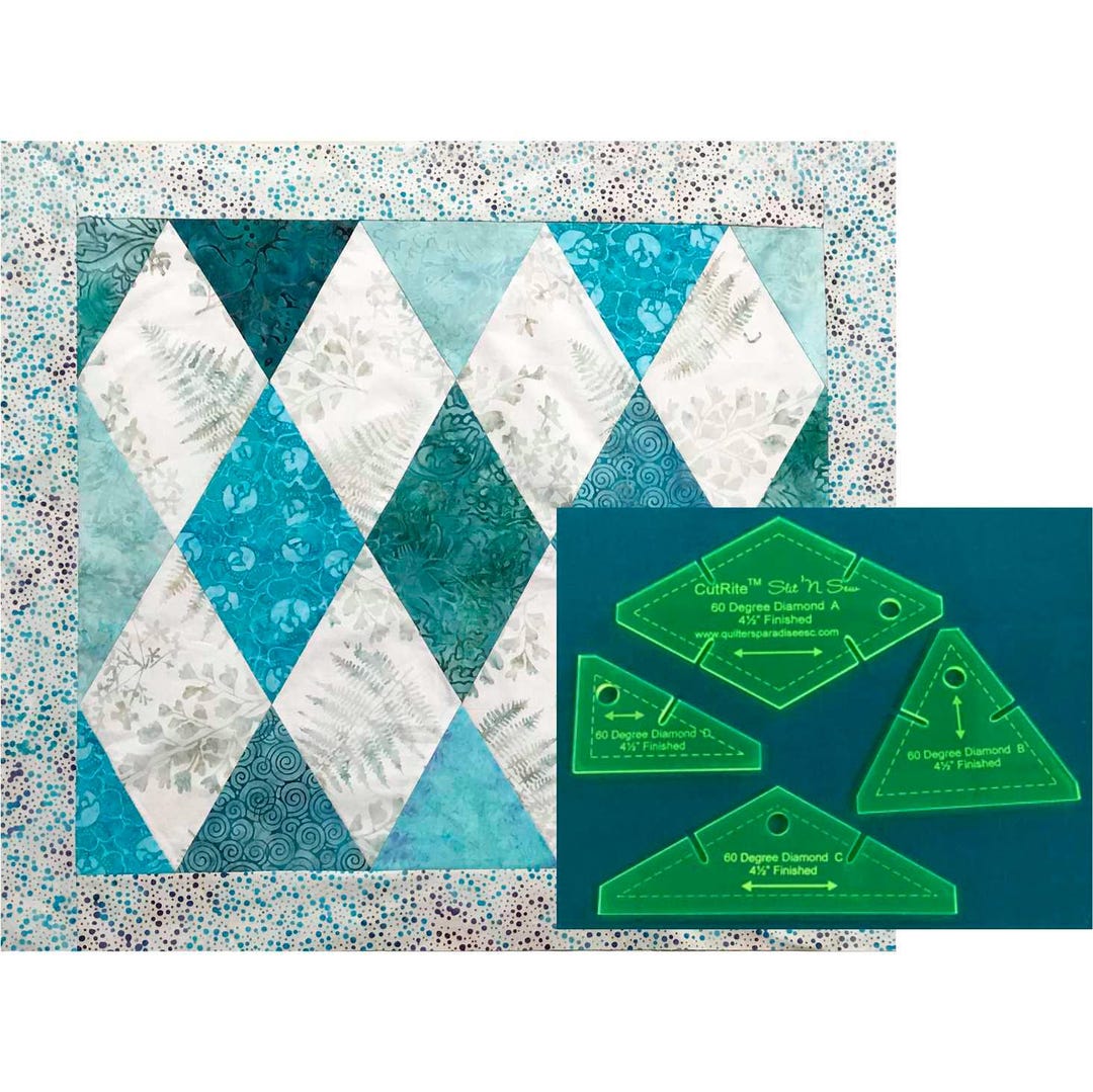 Cutrite Slit N Sew 60 Degree Diamond 4 1/2