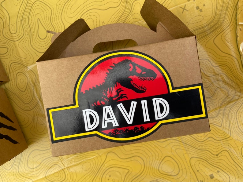 Jurassic Park Favor Boxes Jurassic World Party Box Set Candy - Etsy