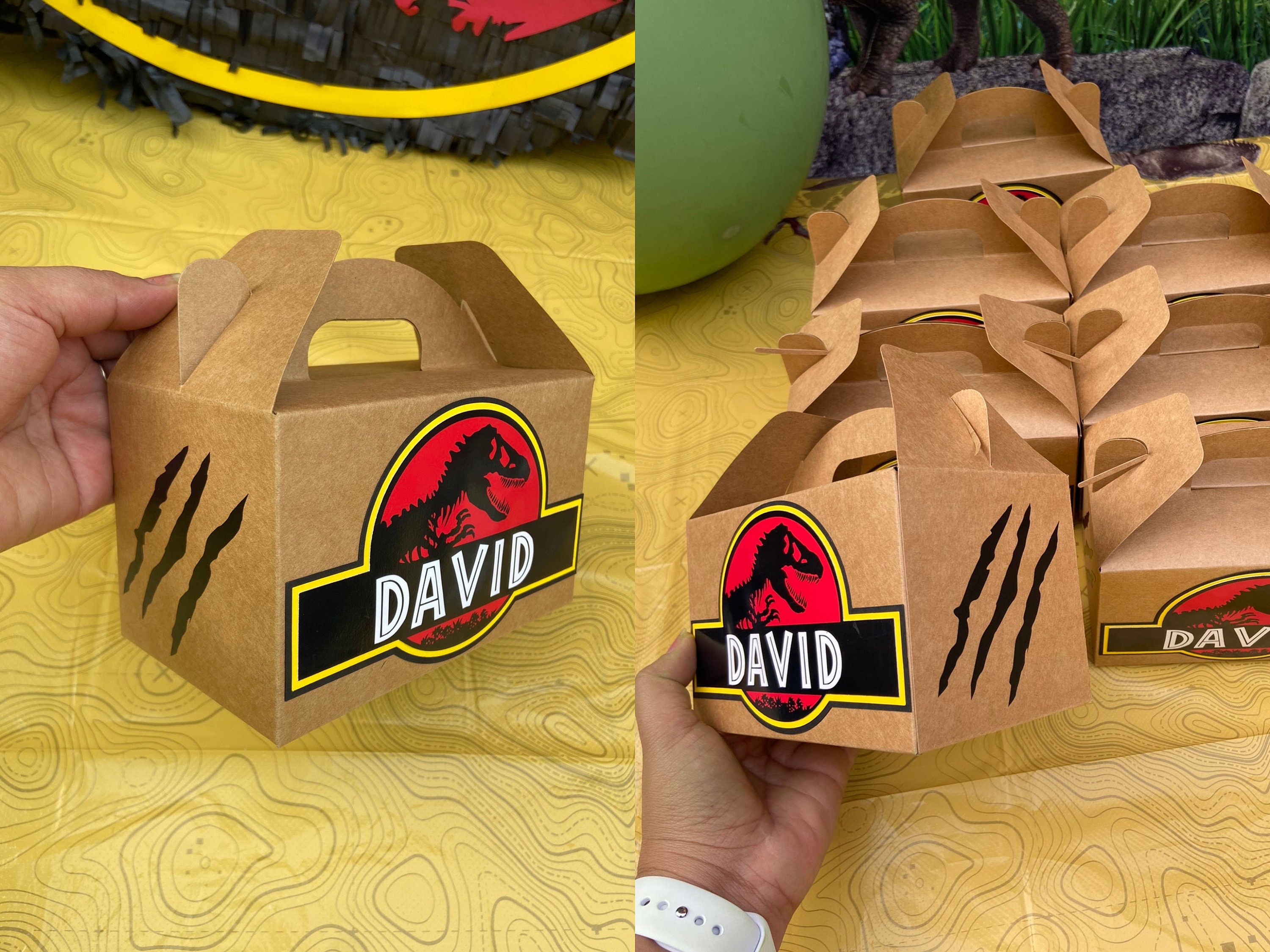 Jurassic Park Favor Boxes Jurassic World Party Box Set Candy - Etsy