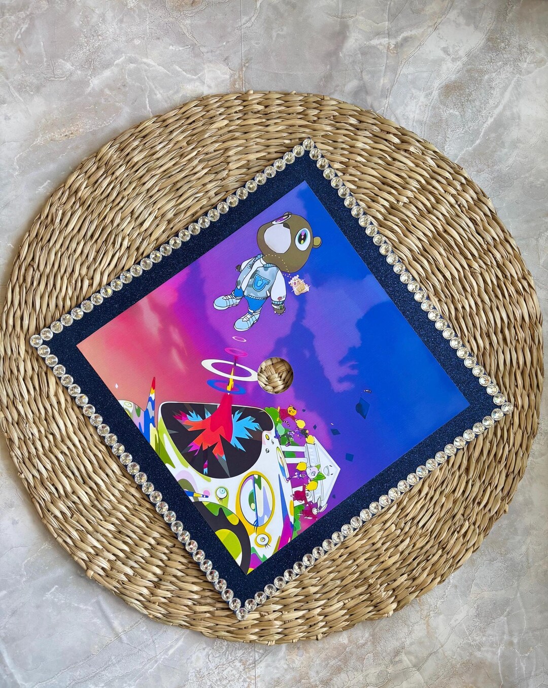 Kanye West Graduation Cap Topper, Graduation Album Inspired Grad Cap ...