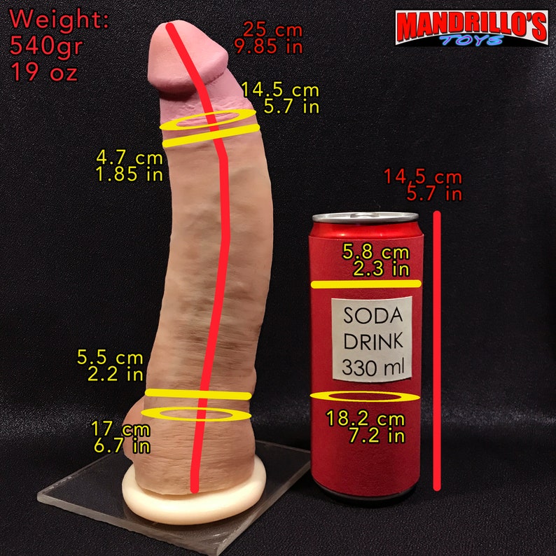 LUKE LukeTwentyfive Realistic DILDO Real Cast Mature Adult toys MANDRILLOSTOYS Pure Platinum Silicone image 9