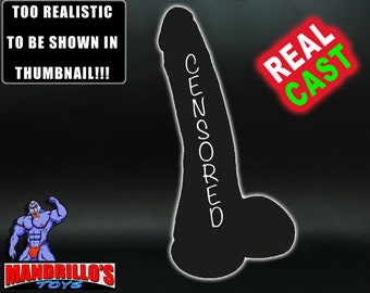 LEX - Realistic DILDO - Real Cast - Mature - Adult toys - MANDRILLOSTOYS - Pure Platinum Silicone