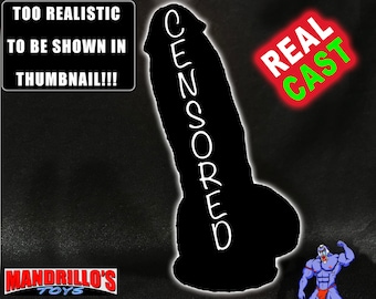 ANDRIES - Realistic DILDO - Real Cast - Mature - Adult toys - MANDRILLOSTOYS - Pure Platinum Silicone