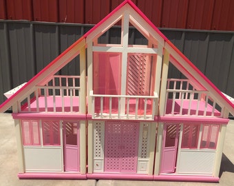 Pink Barbie A Frame House Vintage 1985 Pink Mattel Barbie Dream