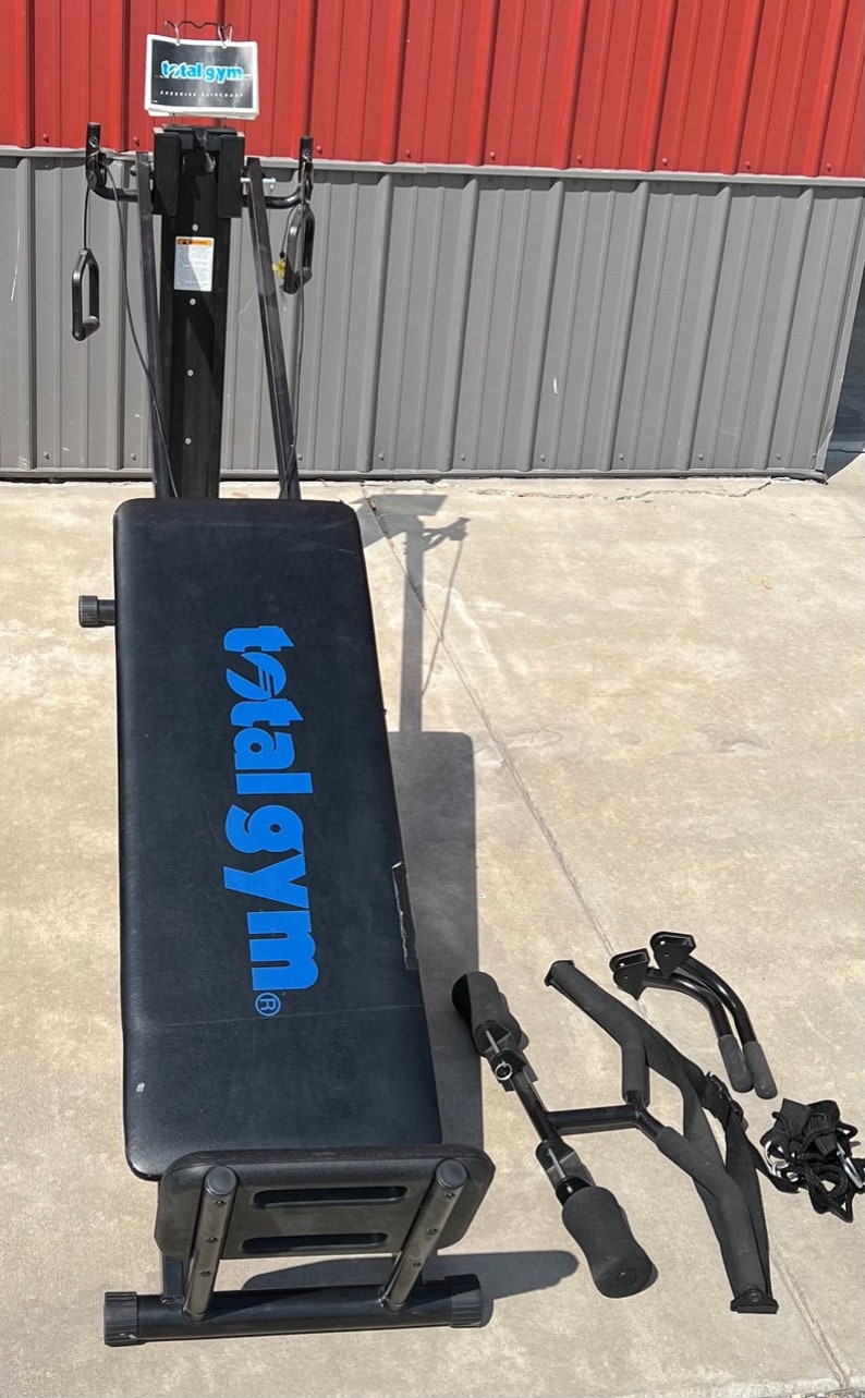 Vintage Chuck Norris Total Gym 1500 Home Workout System Etsy