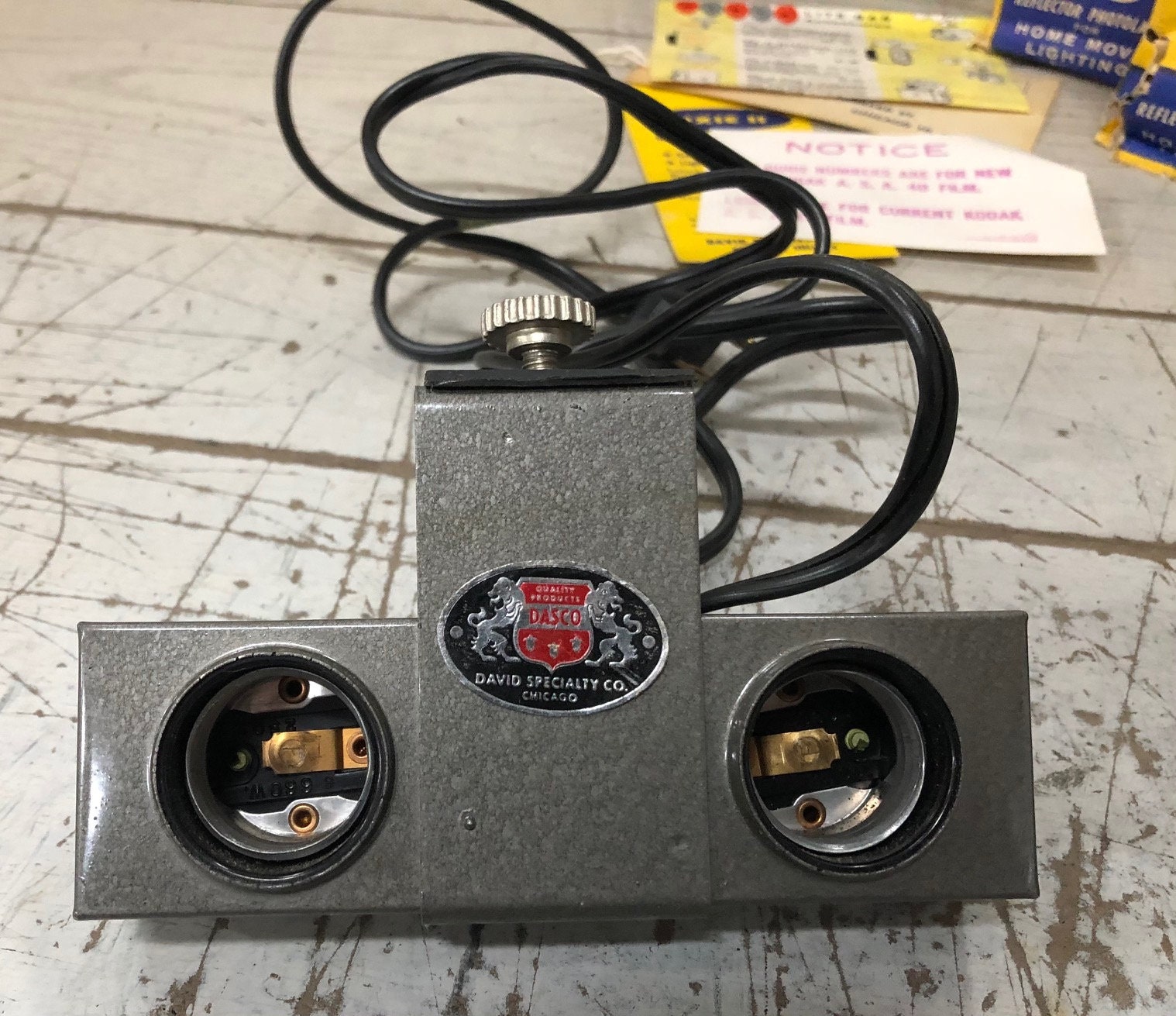 Vintage Pixie II Movie Lite Bar With Original Box TESTED Works With ...