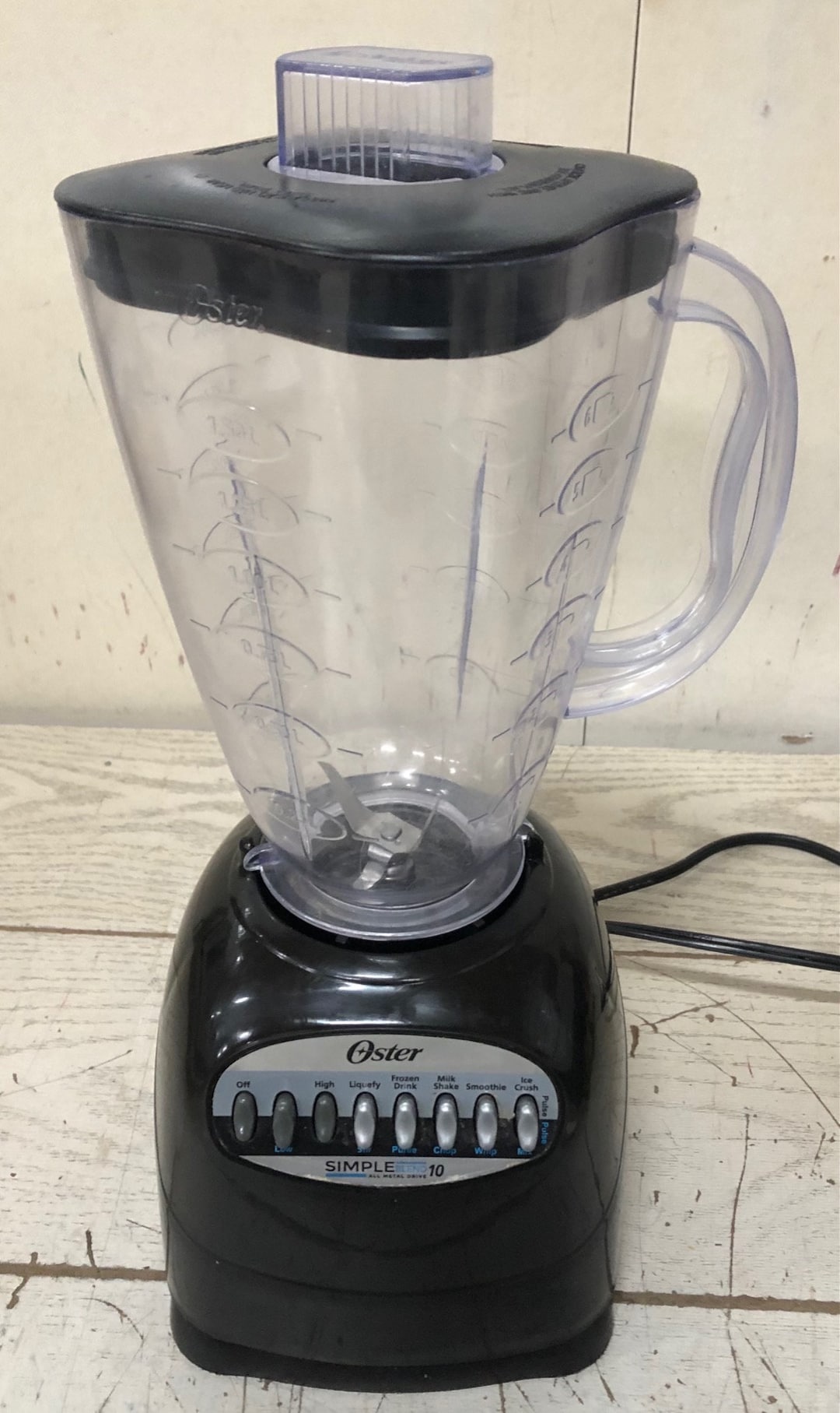 Oster Simple Blend 100 10 Speed Blender Black Complete TESTED Etsy