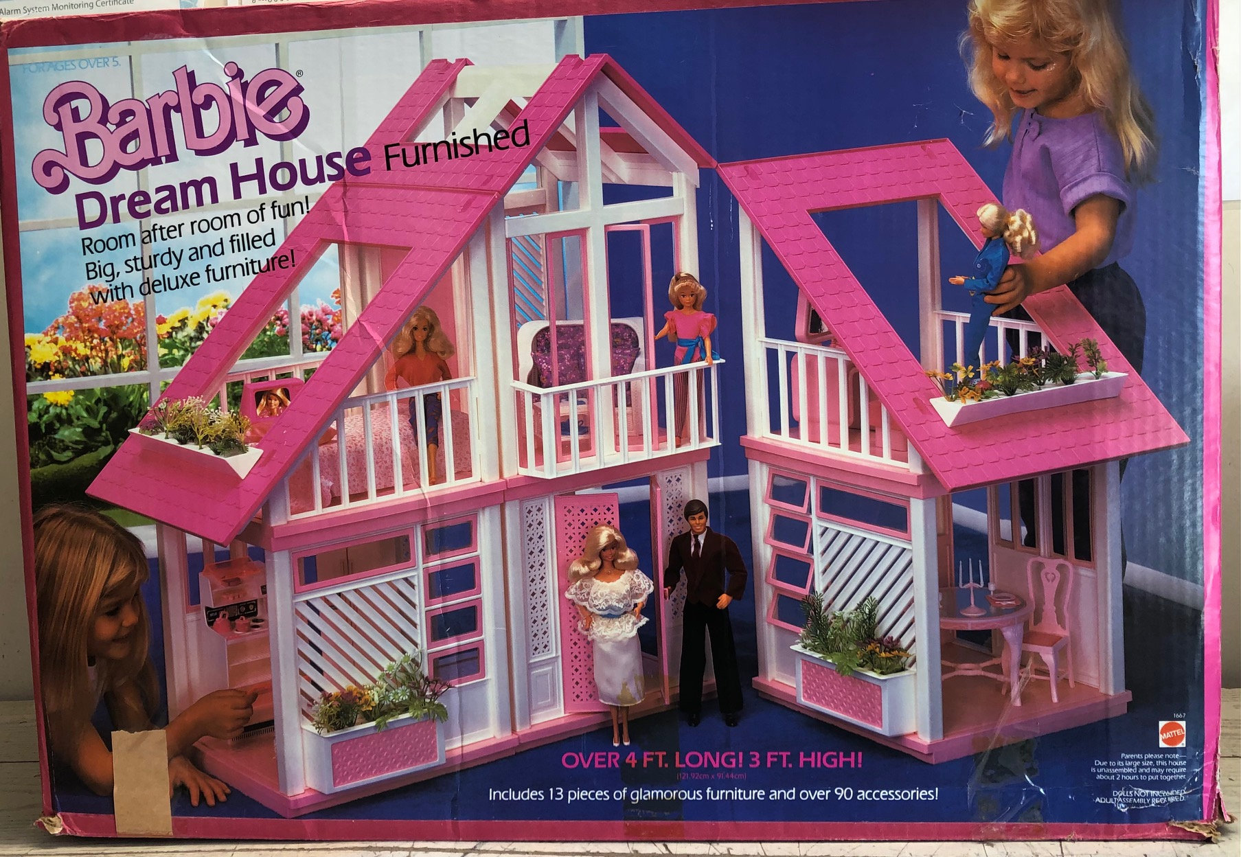 Vintage barbie dream house 1985 hotsell