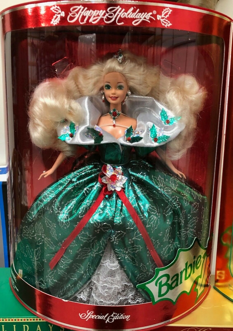 Special Edition Happy Holiday Barbie Collection 1993 1994 1995 | Etsy