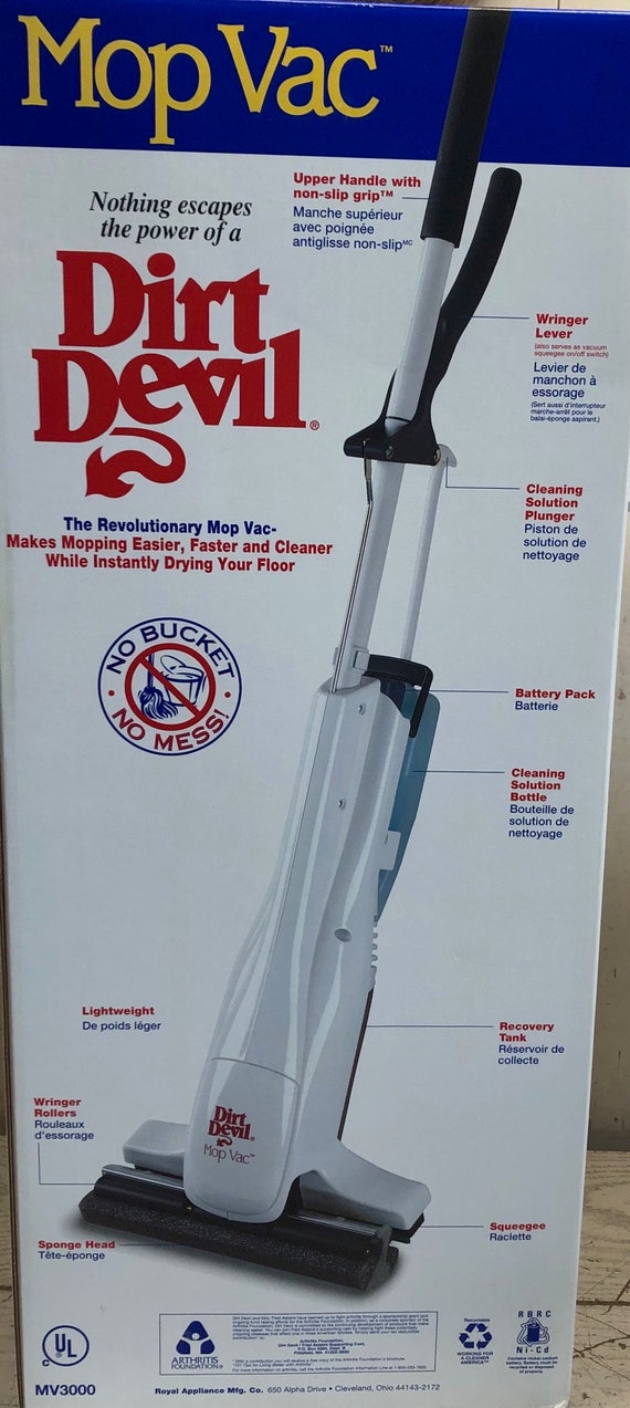 Dirt Devil Mop Vac Vacuum Lightweight 