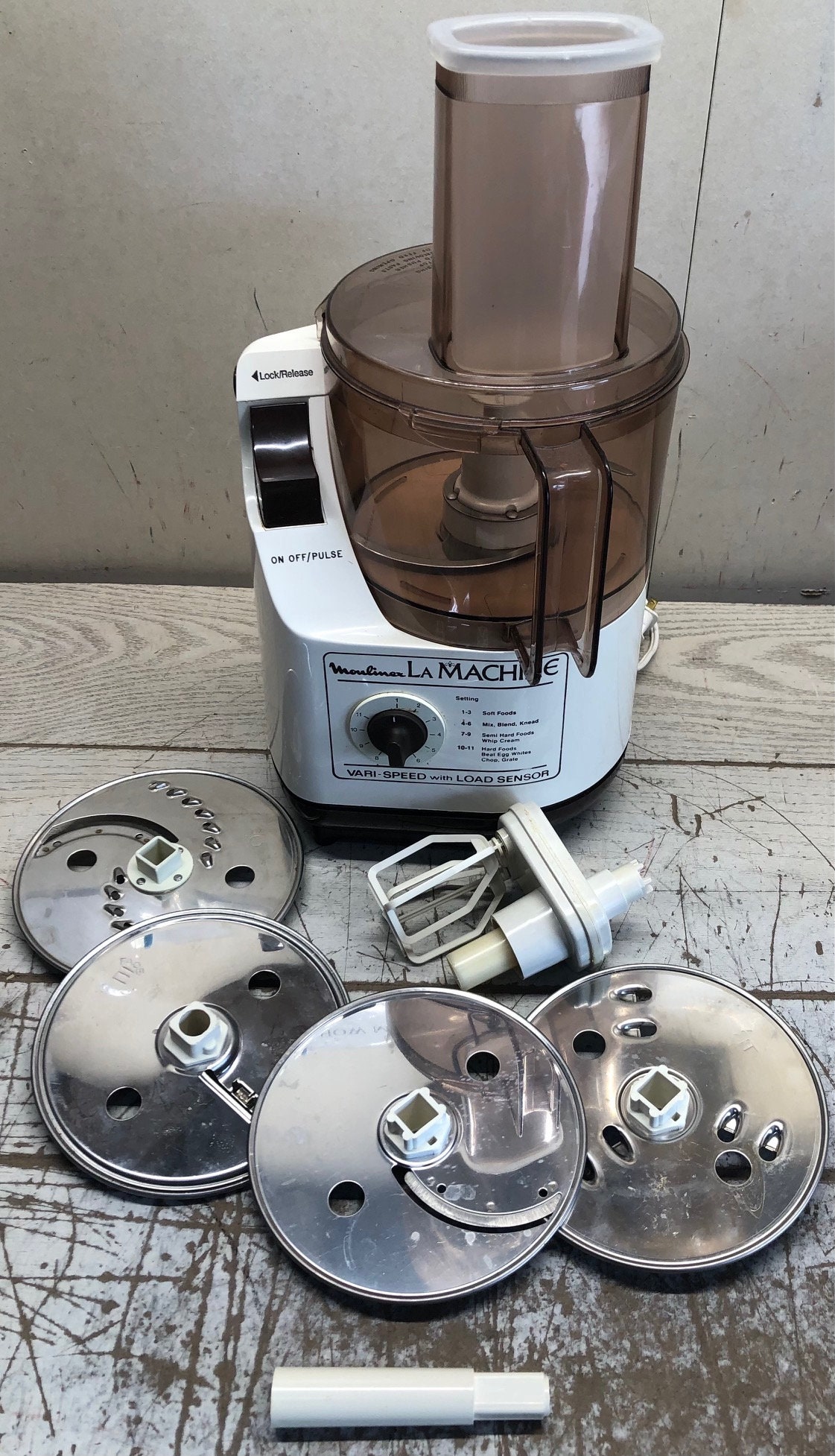 Moulinex La Machine Food Processor Model LM 4 Variable Speeds Etsy