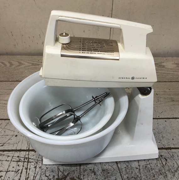 Vintage GE General Electric Stand Mixer 12 Speed Original Milk Etsy