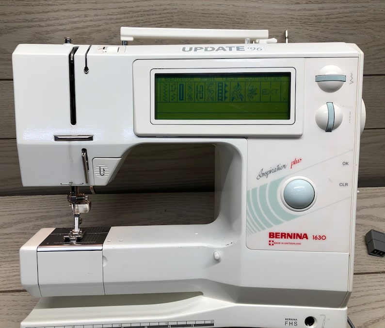 Bernina 1630 Sewing Machine Update 96 Switzerland Embroidery Designer