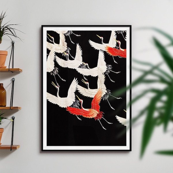 Flying Birds Wall Art Etsy UK