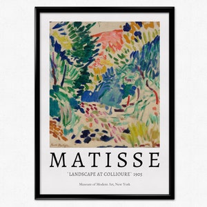 Matisse Art Print Landscape at Collioure