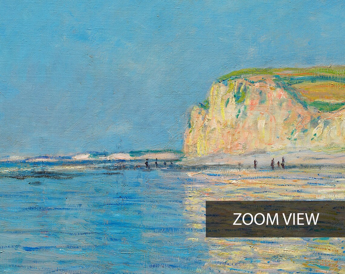 Monet Exhibition Poster Claude Monet Print Low Tide at | Etsy