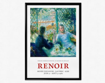 ピエール・オーギュスト・ルノワール展ポスター - 花瓶の中の春の花