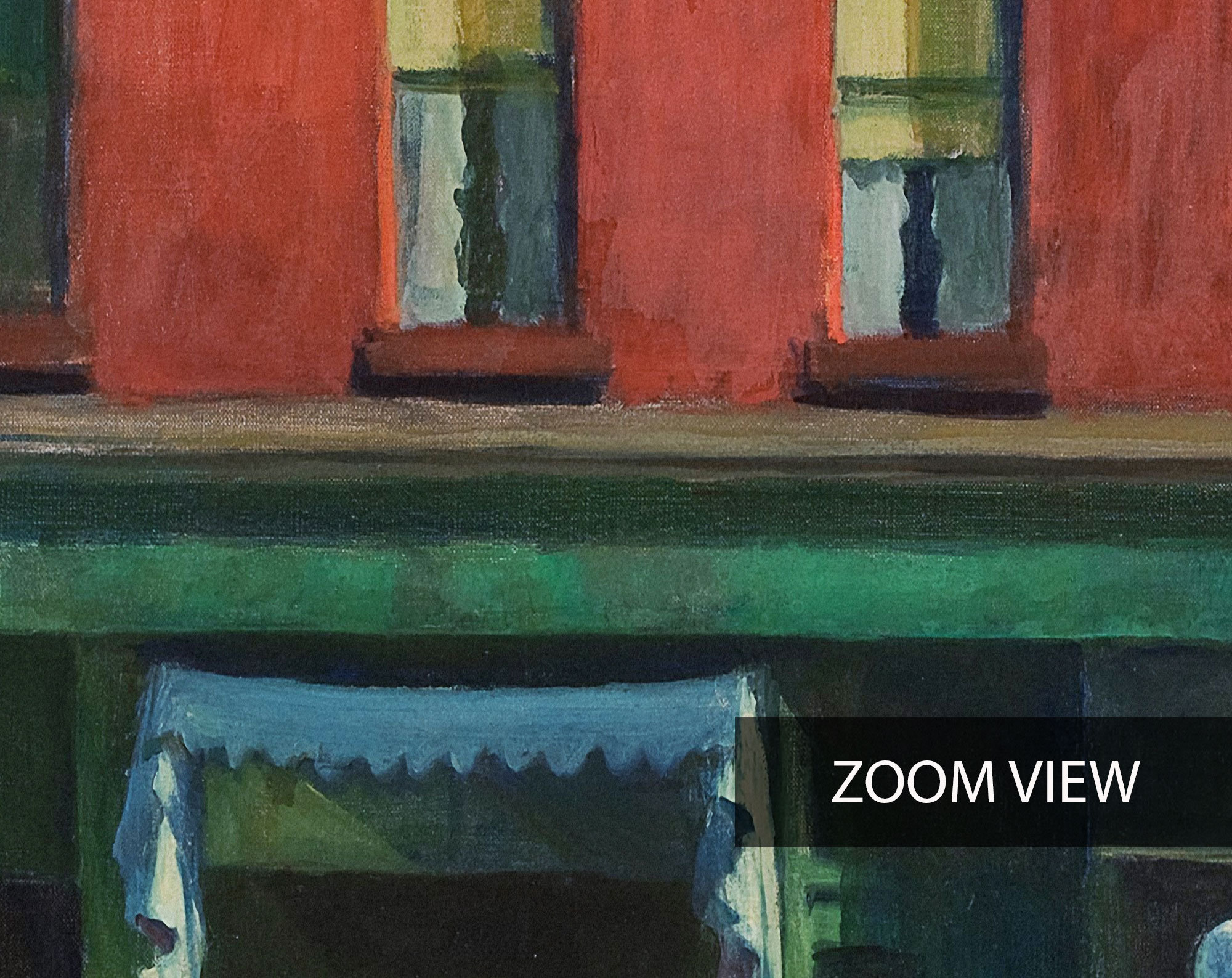 Edward Hopper Print Early Sunday Morning, Exhibition Art