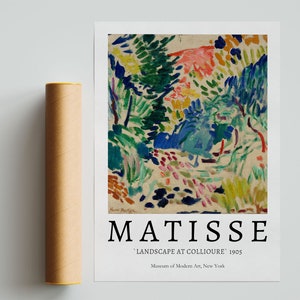 Matisse Art Print Landscape at Collioure