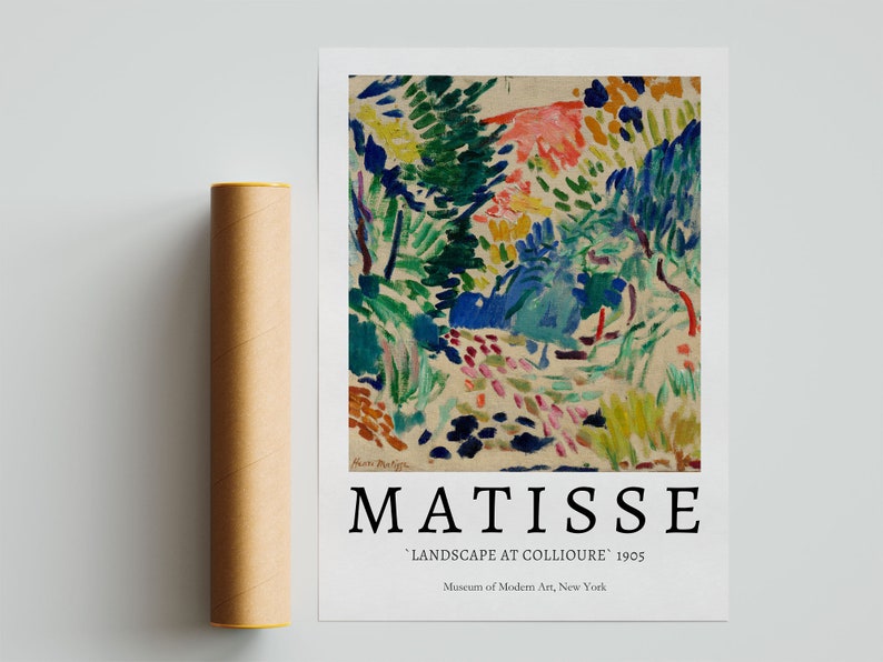 Matisse Art Print Landscape at Collioure