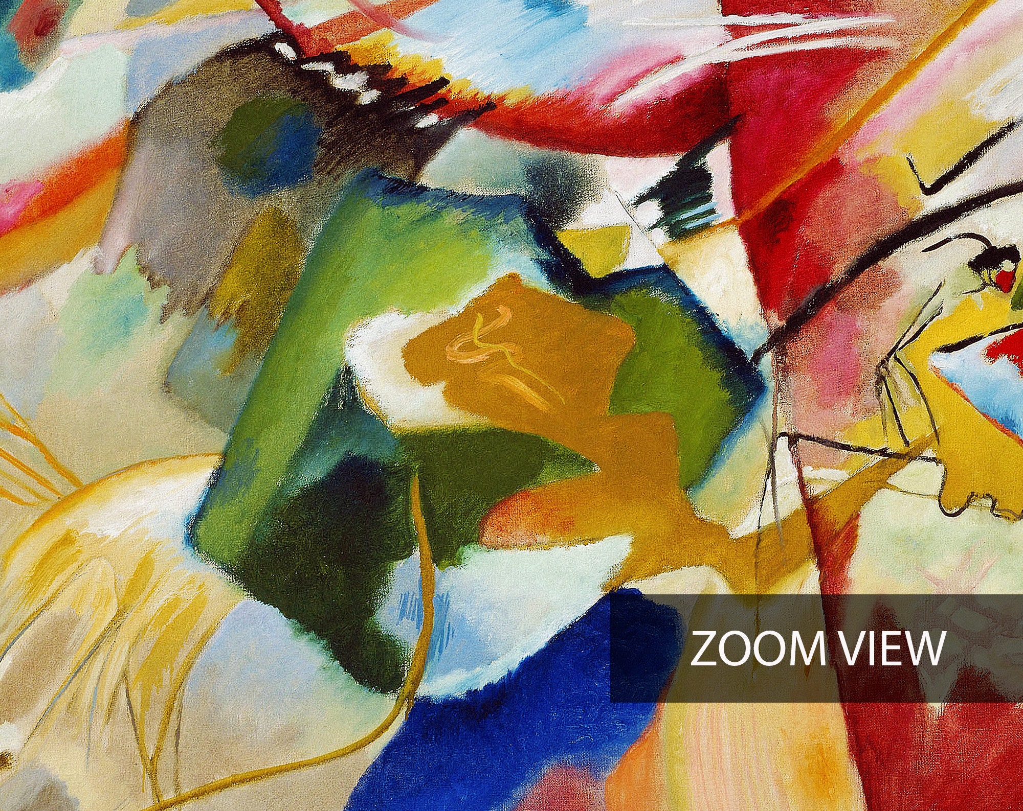 カンディンスキーのプリント、展覧会ポスター、ミッド