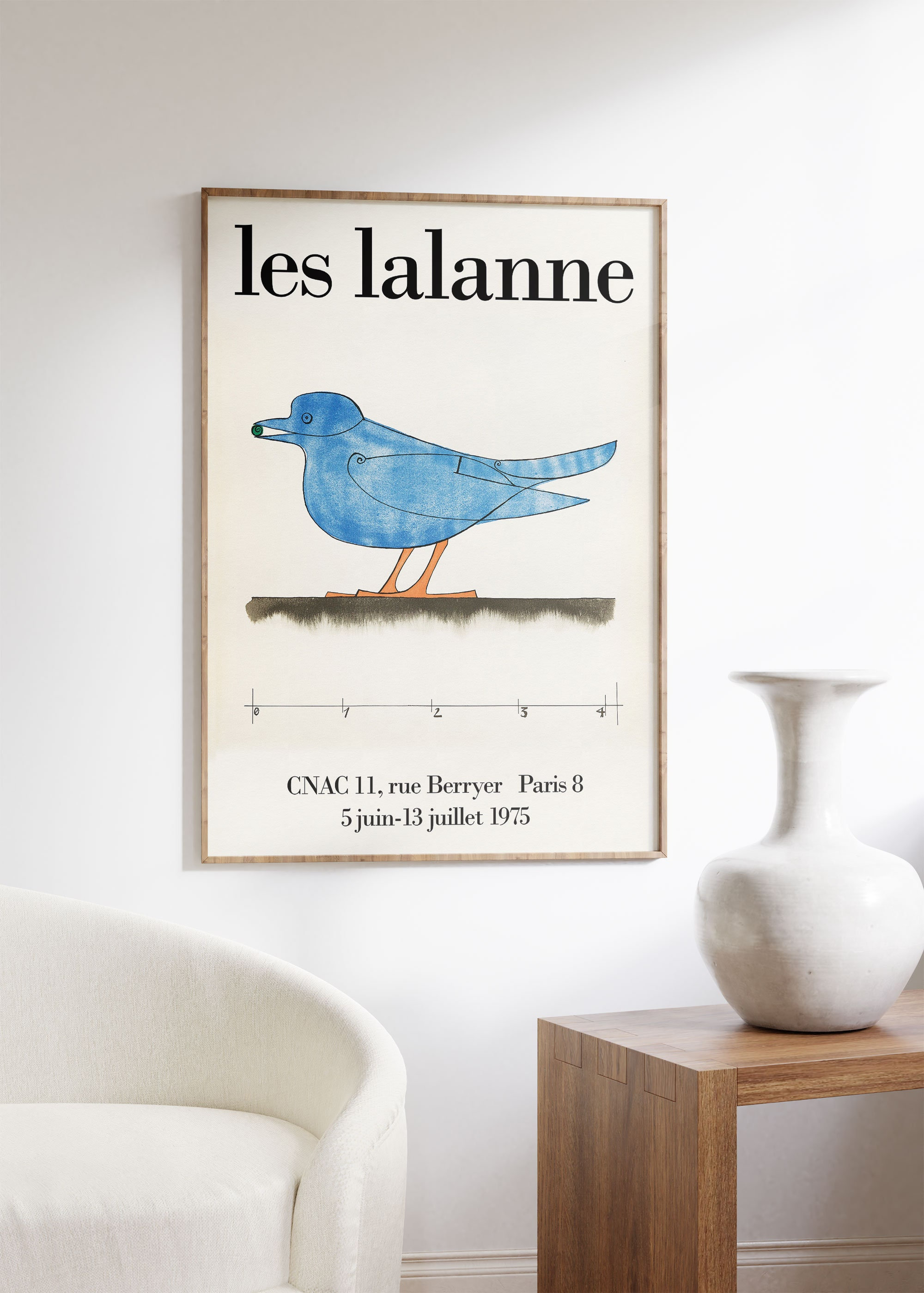 Les Lalanne Poster Blue Print Mid-century Modern - Etsy