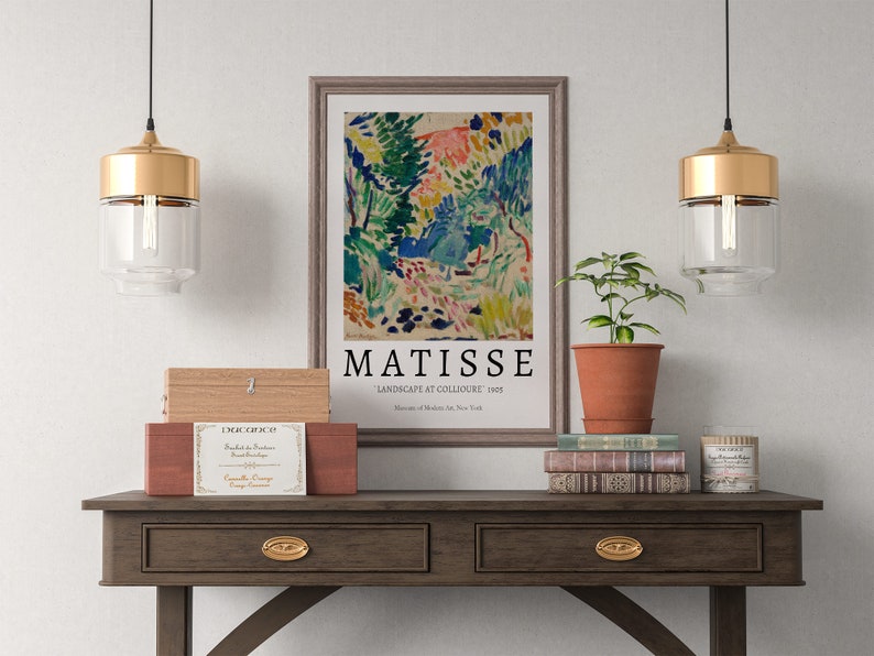 Matisse Art Print Landscape at Collioure