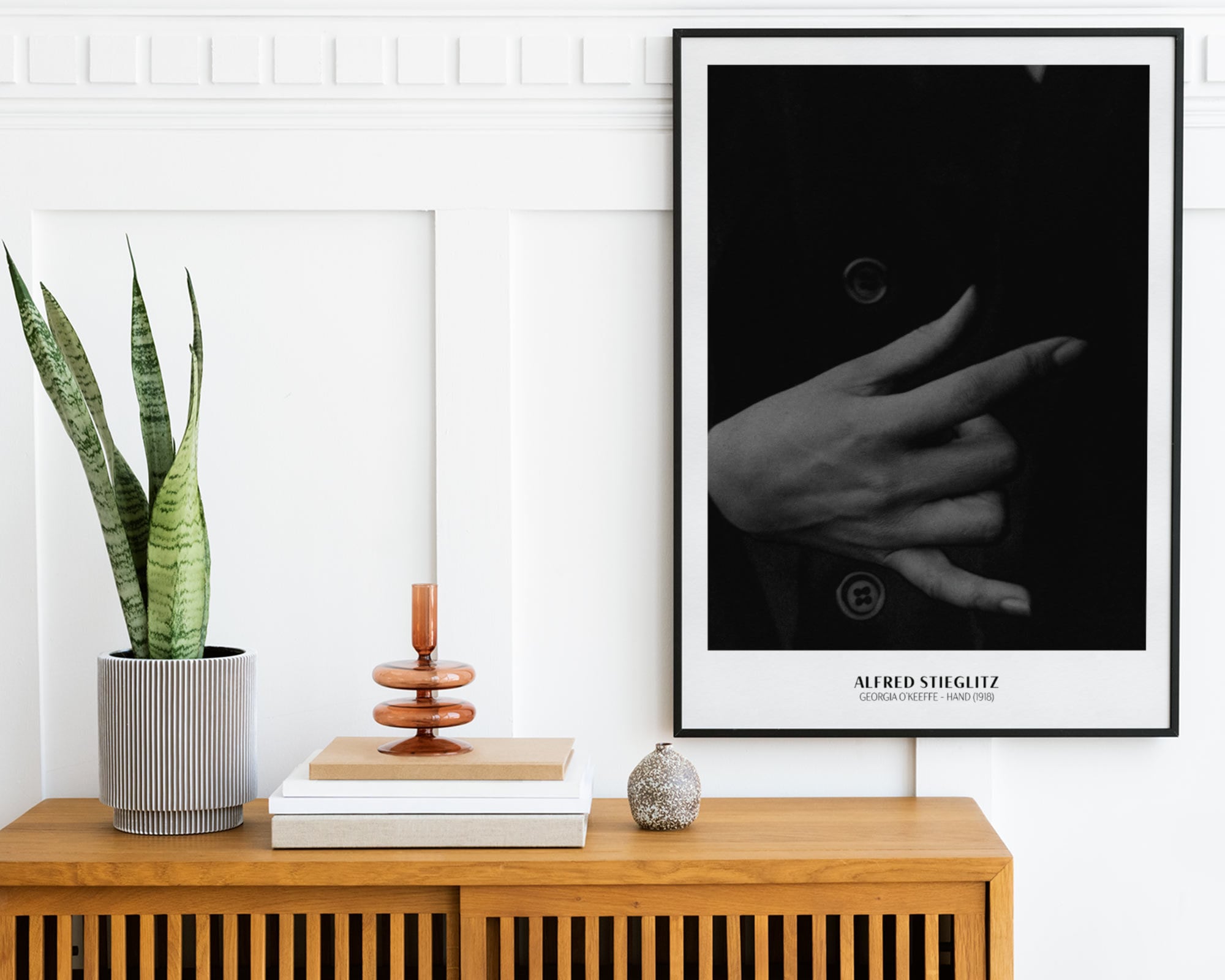 Affiche Alfred Stieglitz – Georgia O’Keeffe, 1933 – Litho Noir Et Blanc 30x20