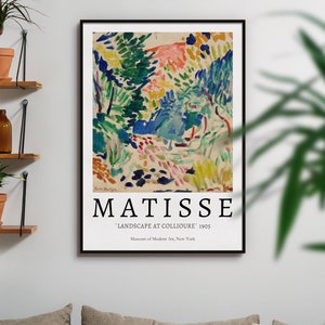 Matisse Art Print Landscape at Collioure