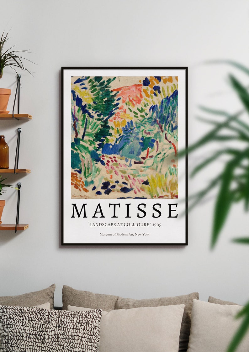 Matisse Art Print Landscape at Collioure