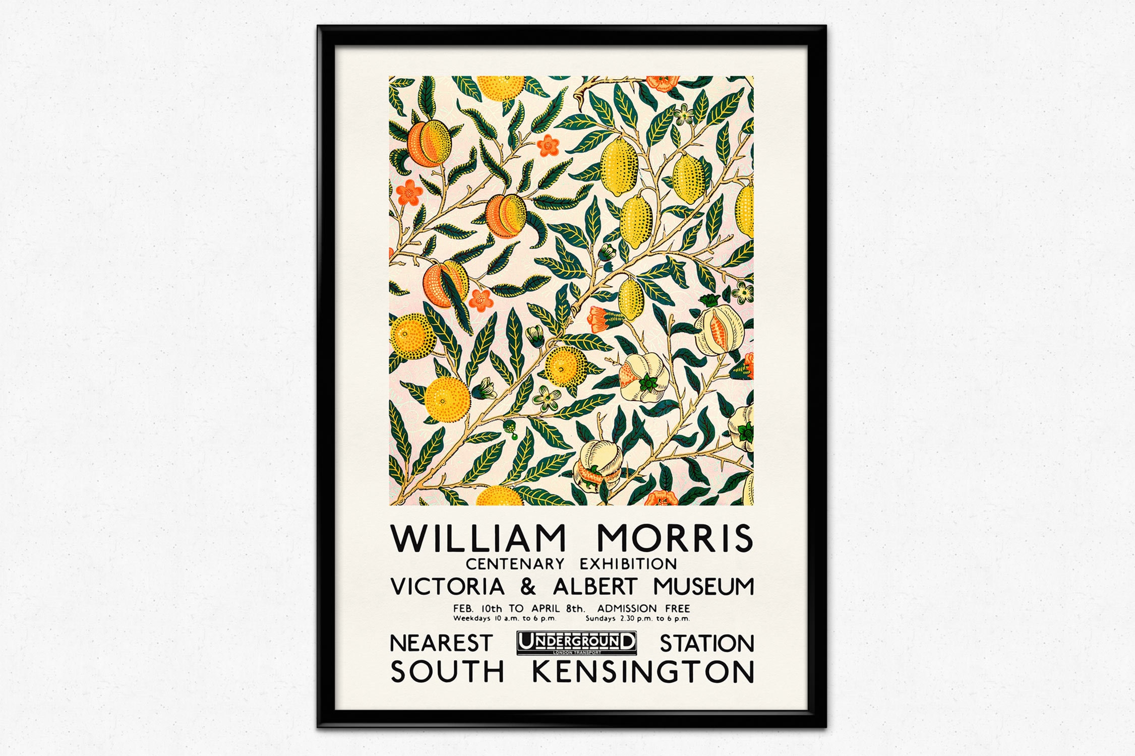 William Morris Print Set, Set of 3 Art Nouveau Prints, Exhibition ...