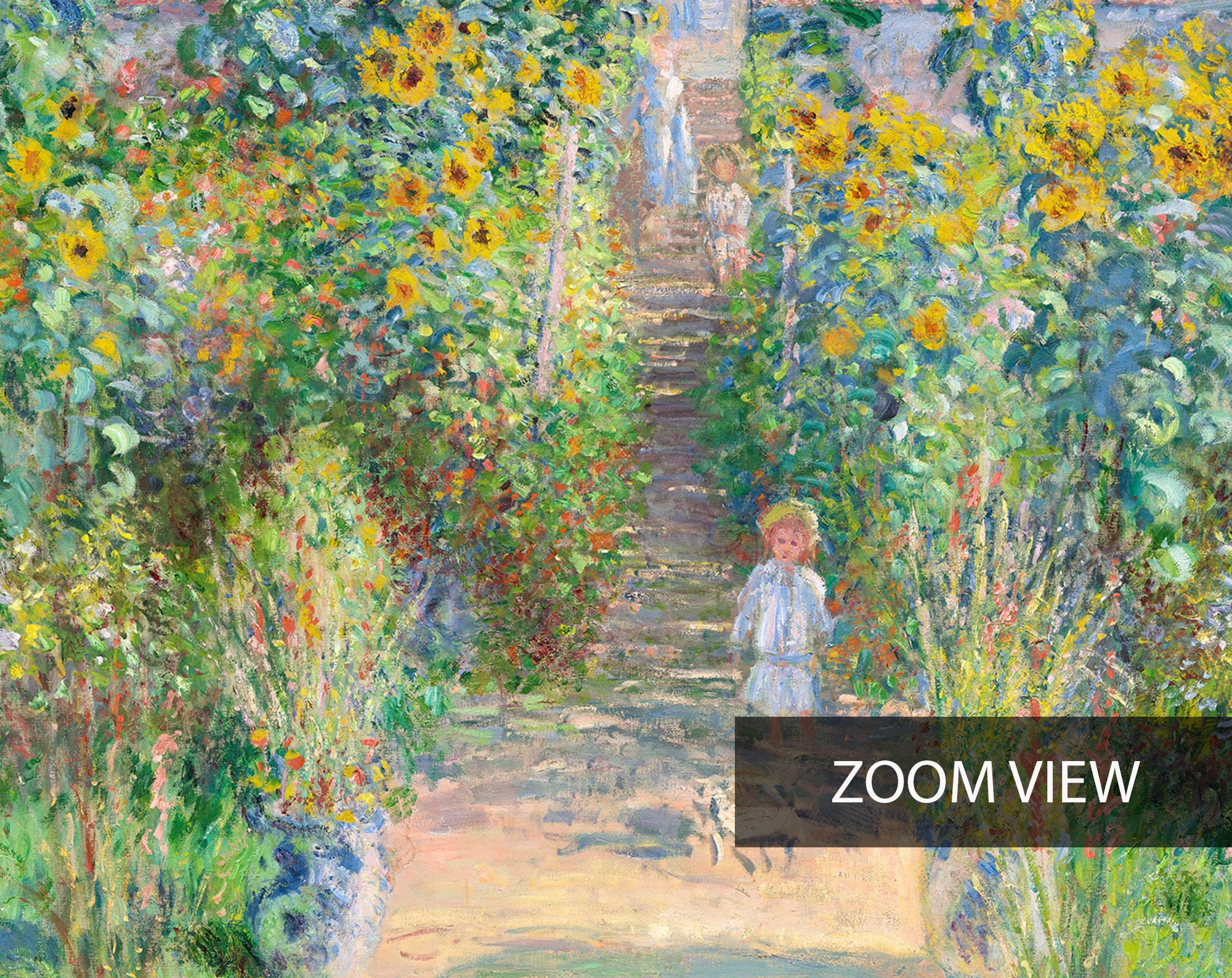 Exhibition Poster Claude the Artist's Garden Etsy Singapore