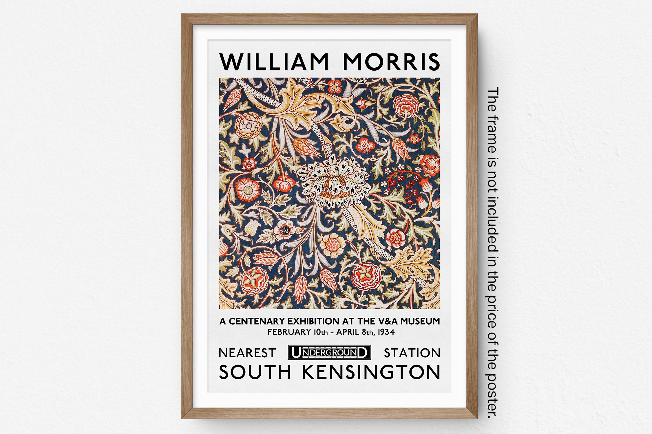 William Morris Print Set Gallery Wall, Exhibition Posters, Arts and ...