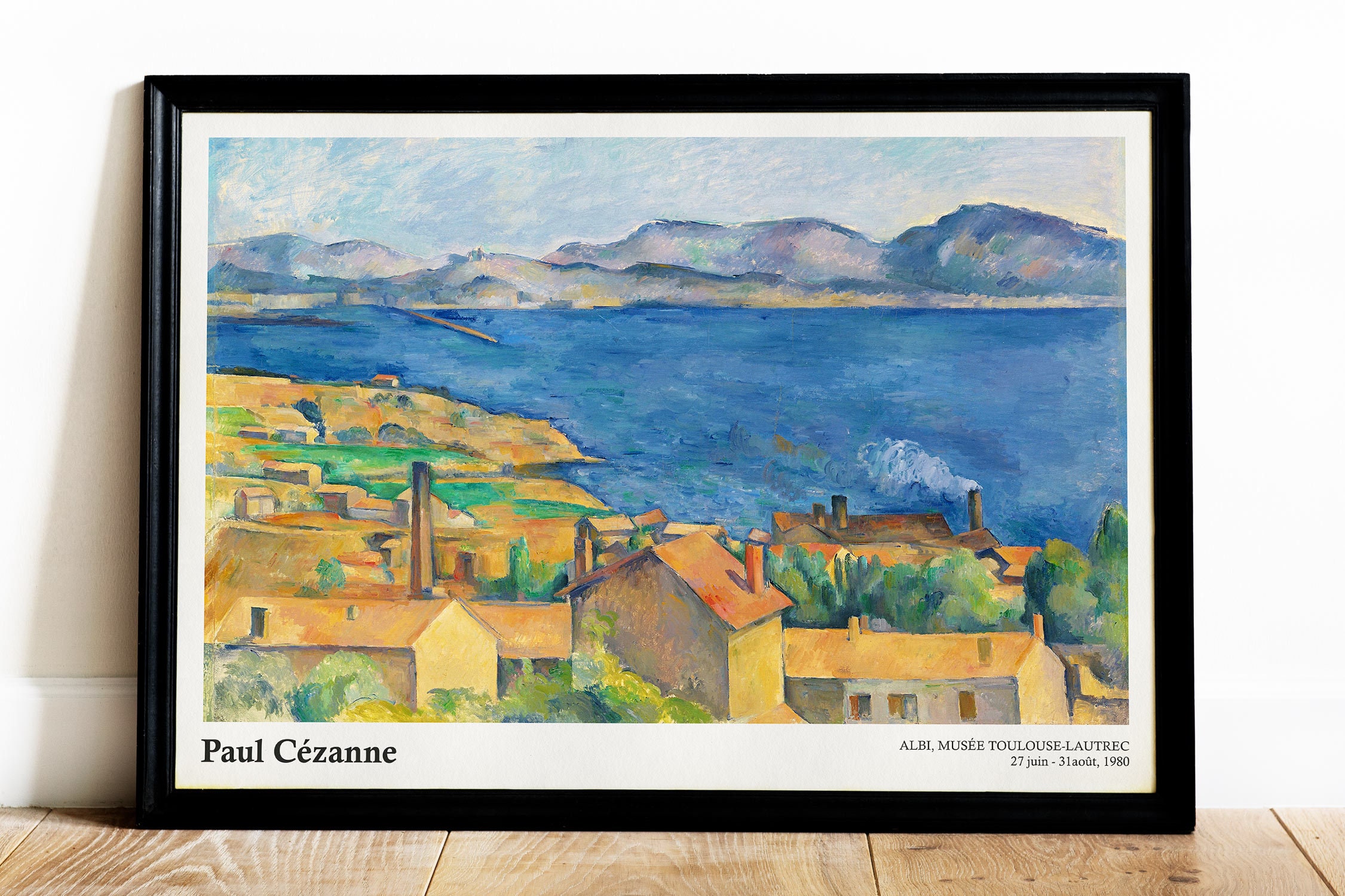 Cezanne Poster, Paul Cezanne Print, the Bay of Marseille, Impressionist ...