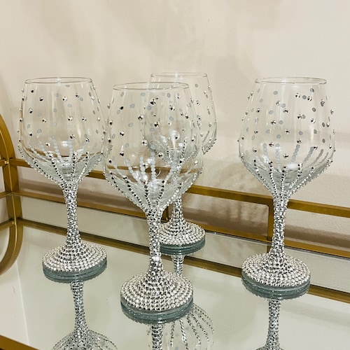 antique blue wine glass Vintage 1930s Morgantown Ritz Blue Wine Glasses | Cocktail & Specialty  Glasses main image 1