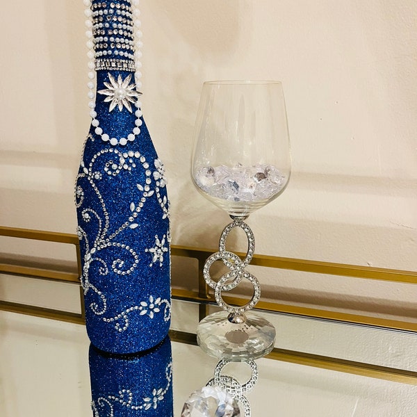 Royal Blue Bling Etsy