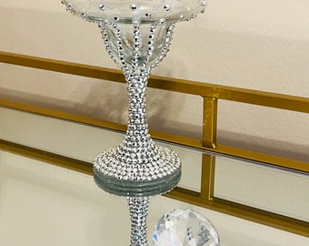 Rhinestone Margarita Glass – Hand Decorated Diamond Decor